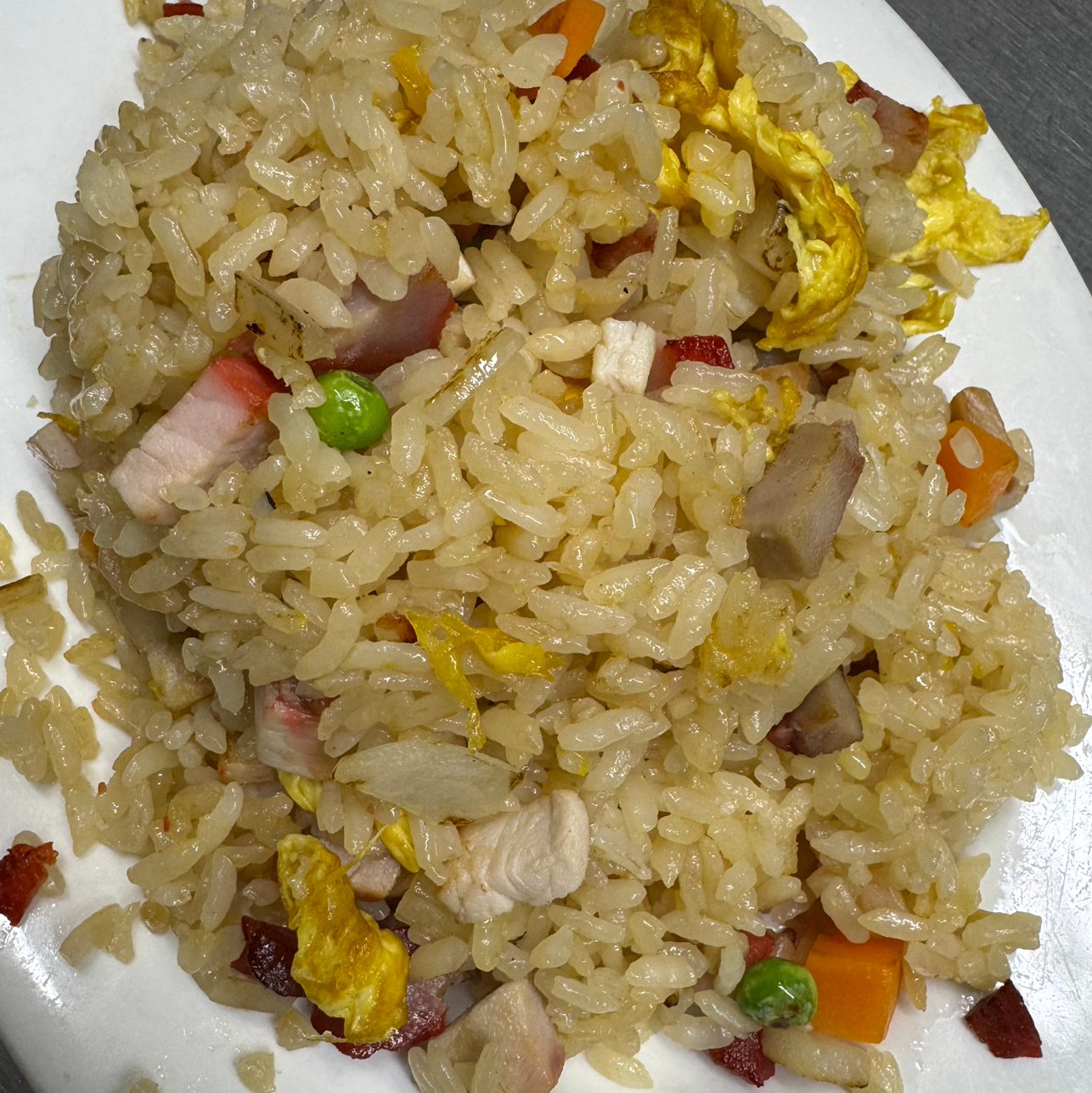 Small Pork Fried Rice.