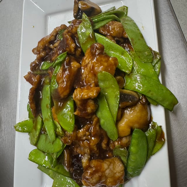 Beef with Snow Peas.