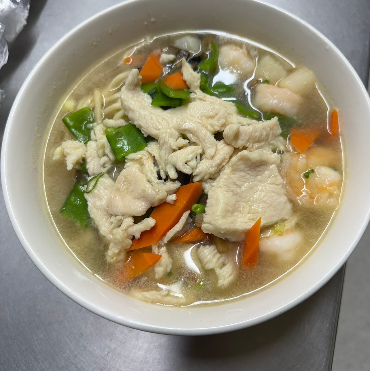 Seafood Noodle Soup.
