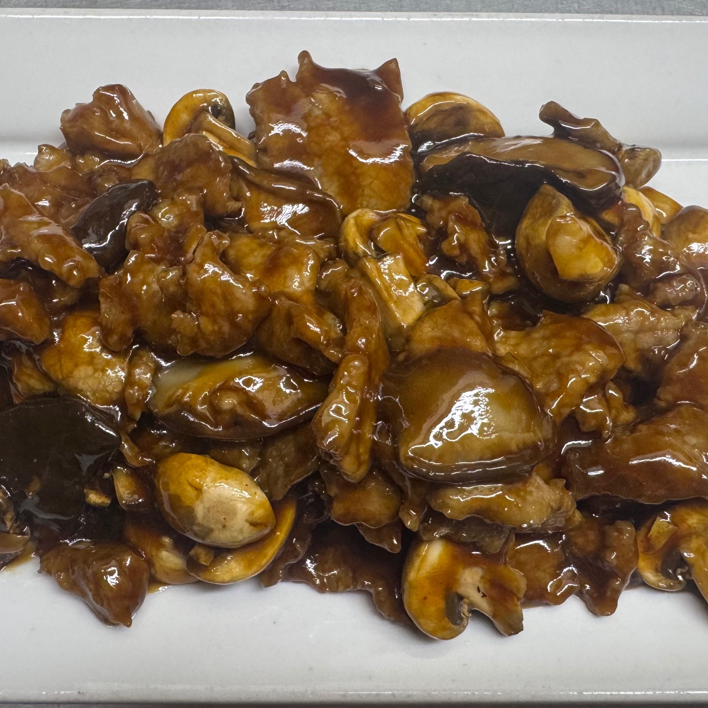 Beef with Double Mushroom.