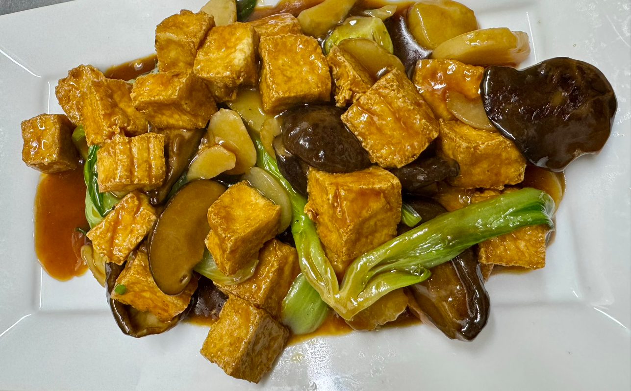 Classic Chinese Braised Tofu.